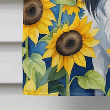 Load image into Gallery viewer, Japanese Chin in Sunflowers House Flag