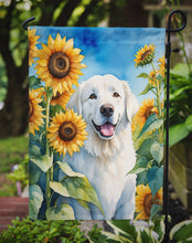 Load image into Gallery viewer, Kuvasz in Sunflowers Garden Flag – Bright Dog-Themed Yard Decor
