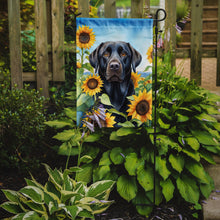 Load image into Gallery viewer, Labrador Retriever in Sunflowers Garden Flag – Bright Dog-Themed Yard Decor
