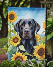 Load image into Gallery viewer, Labrador Retriever in Sunflowers Garden Flag – Bright Dog-Themed Yard Decor