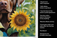 Load image into Gallery viewer, Labrador Retriever in Sunflowers Kitchen Towel