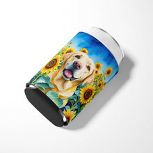 Load image into Gallery viewer, Labrador Retriever in Sunflowers Can or Bottle Hugger