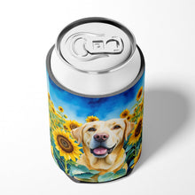 Load image into Gallery viewer, Labrador Retriever in Sunflowers Can or Bottle Hugger
