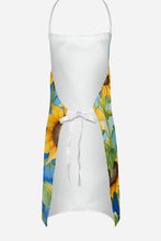Load image into Gallery viewer, Labradoodle in Sunflowers Apron – Artist-Designed Kitchen, BBQ &amp; Craft Apron