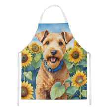 Load image into Gallery viewer, Lakeland Terrier in Sunflowers Apron – Artist-Designed Kitchen, BBQ &amp; Craft Apron
