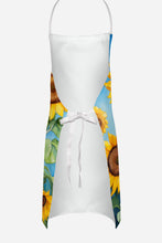 Load image into Gallery viewer, Miniature Pinscher in Sunflowers Apron – Artist-Designed Kitchen, BBQ &amp; Craft Apron