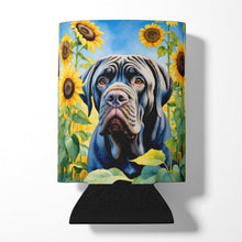 Load image into Gallery viewer, Neapolitan Mastiff in Sunflowers Can or Bottle Hugger