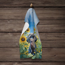 Load image into Gallery viewer, Neapolitan Mastiff in Sunflowers Kitchen Towel