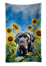 Load image into Gallery viewer, Neapolitan Mastiff in Sunflowers Kitchen Towel