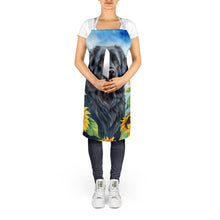 Load image into Gallery viewer, Newfoundland in Sunflowers Apron – Artist-Designed Kitchen, BBQ &amp; Craft Apron