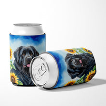 Load image into Gallery viewer, Newfoundland in Sunflowers Can or Bottle Hugger