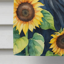 Load image into Gallery viewer, Newfoundland in Sunflowers House Flag