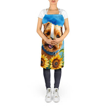 Load image into Gallery viewer, Norfolk Terrier in Sunflowers Apron – Artist-Designed Kitchen, BBQ &amp; Craft Apron