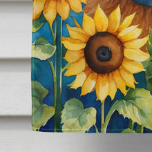 Load image into Gallery viewer, Norfolk Terrier in Sunflowers House Flag