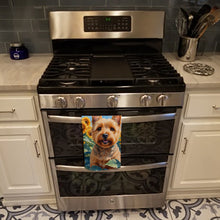 Load image into Gallery viewer, Norwich Terrier in Sunflowers Kitchen Towel
