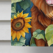 Load image into Gallery viewer, Nova Scotia Duck Toller in Sunflowers House Flag