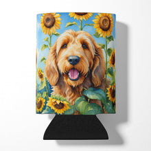 Load image into Gallery viewer, Otterhound in Sunflowers Can or Bottle Hugger