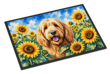 Load image into Gallery viewer, Otterhound in Sunflowers Doormat Front Door Mat Indoor Outdoor Rugs for Entryway, Non Slip Washable Low Pile, 24H X 36W