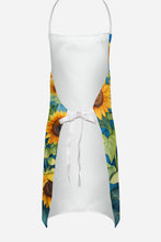 Load image into Gallery viewer, Pekingese in Sunflowers Apron – Artist-Designed Kitchen, BBQ &amp; Craft Apron