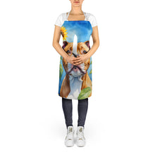 Load image into Gallery viewer, Pit Bull Terrier in Sunflowers Apron – Artist-Designed Kitchen, BBQ &amp; Craft Apron