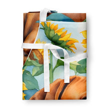 Load image into Gallery viewer, Rhodesian Ridgeback in Sunflowers Apron – Artist-Designed Kitchen, BBQ &amp; Craft Apron