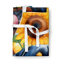 Load image into Gallery viewer, Rottweiler in Sunflowers Apron – Artist-Designed Kitchen, BBQ &amp; Craft Apron