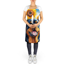 Load image into Gallery viewer, Rottweiler in Sunflowers Apron – Artist-Designed Kitchen, BBQ &amp; Craft Apron