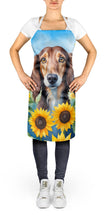 Load image into Gallery viewer, Saluki in Sunflowers Apron – Artist-Designed Kitchen, BBQ &amp; Craft Apron