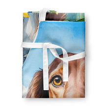 Load image into Gallery viewer, Saluki in Sunflowers Apron – Artist-Designed Kitchen, BBQ &amp; Craft Apron
