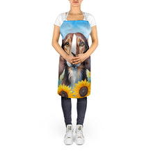 Load image into Gallery viewer, Saluki in Sunflowers Apron – Artist-Designed Kitchen, BBQ &amp; Craft Apron