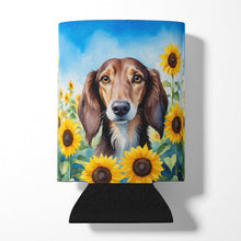 Load image into Gallery viewer, Saluki in Sunflowers Can or Bottle Hugger