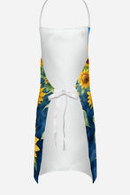 Load image into Gallery viewer, Samoyed in Sunflowers Apron – Artist-Designed Kitchen, BBQ &amp; Craft Apron