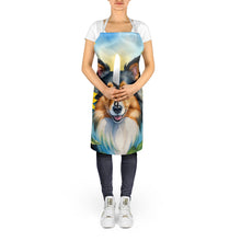 Load image into Gallery viewer, Sheltie in Sunflowers Apron – Artist-Designed Kitchen, BBQ &amp; Craft Apron