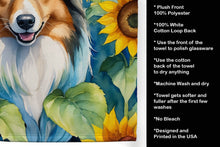 Load image into Gallery viewer, Sheltie in Sunflowers Kitchen Towel