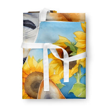 Load image into Gallery viewer, Shiba Inu in Sunflowers Apron – Artist-Designed Kitchen, BBQ &amp; Craft Apron