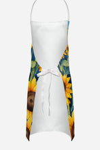 Load image into Gallery viewer, Shih Tzu in Sunflowers Apron – Artist-Designed Kitchen, BBQ &amp; Craft Apron