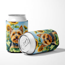 Load image into Gallery viewer, Silky Terrier in Sunflowers Can or Bottle Hugger