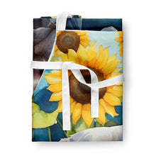 Load image into Gallery viewer, Weimaraner in Sunflowers Apron – Artist-Designed Kitchen, BBQ &amp; Craft Apron