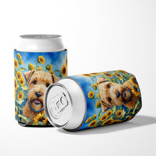 Load image into Gallery viewer, Wheaten Terrier in Sunflowers Can or Bottle Hugger