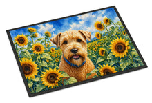 Load image into Gallery viewer, Wheaten Terrier in Sunflowers Doormat Front Door Mat Indoor Outdoor Rugs for Entryway, Non Slip Washable Low Pile, 24H X 36W