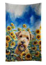 Load image into Gallery viewer, Wheaten Terrier in Sunflowers Kitchen Towel