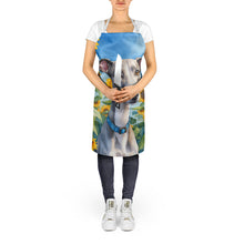 Load image into Gallery viewer, Whippet in Sunflowers Apron – Artist-Designed Kitchen, BBQ &amp; Craft Apron