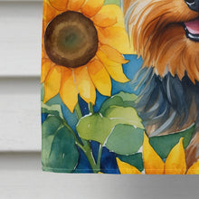 Load image into Gallery viewer, Yorkshire Terrier in Sunflowers House Flag