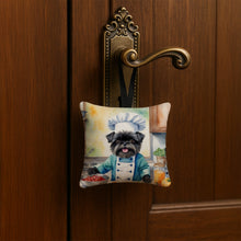 Load image into Gallery viewer, Affenpinscher The Chef Hanging Square Fabric Ornament 3.5 × 3.5