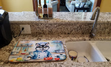 Load image into Gallery viewer, Alaskan Klee Kai The Chef Dish Drying Mat