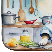 Load image into Gallery viewer, Alaskan Klee Kai The Chef Dish Drying Mat