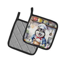 Load image into Gallery viewer, Alaskan Malamute The Chef Pot Holders - Set of 2 Decorative Kitchen Helpers | Made in the USA