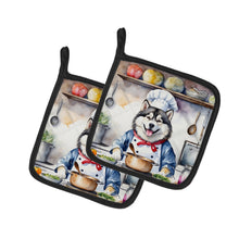 Load image into Gallery viewer, Alaskan Malamute The Chef Pot Holders - Set of 2 Decorative Kitchen Helpers | Made in the USA