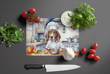 Load image into Gallery viewer, American English Coonhound The Chef Glass Cutting Boards – Durable, Decorative Kitchen Art