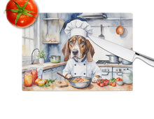 Load image into Gallery viewer, American English Coonhound The Chef Glass Cutting Boards – Durable, Decorative Kitchen Art